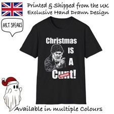 Brassic Farmer Jim Retro T-Shirt Men Unisex UK TV Show Christmas is A C*nt Gift