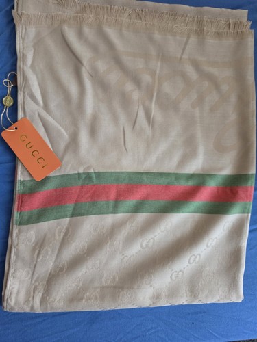 Gucci silk cream - gucci, logo
