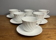 6x Wedgwood Candlelight - Teacups and Saucers VGC