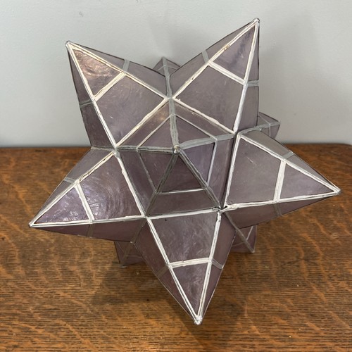 Purple shell moravian star - purple,