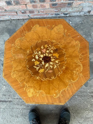 Antique octagonal italian - antique,