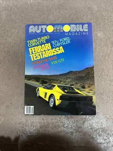 Automobile magazine october - automobile,