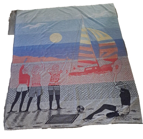 Vintage extra large beach - vintage,