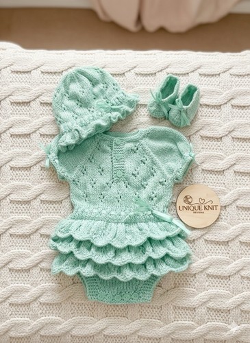 Bouquet romper knitting - “bouquet”,