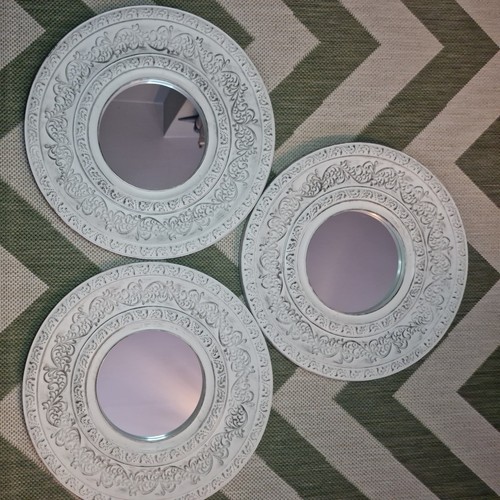 Set round white - round,
