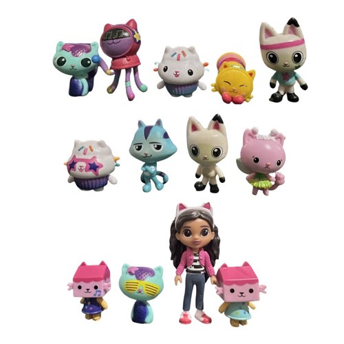 13pcs set gabby dollhouse - gabby's,