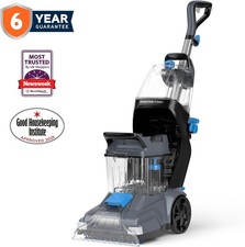 VAX CDCW-SSXS SpinScrub Power Upright Carpet Cleaner Washer Grey & Tiger Blue
