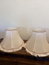 Pair Vintage Mid Century Cream