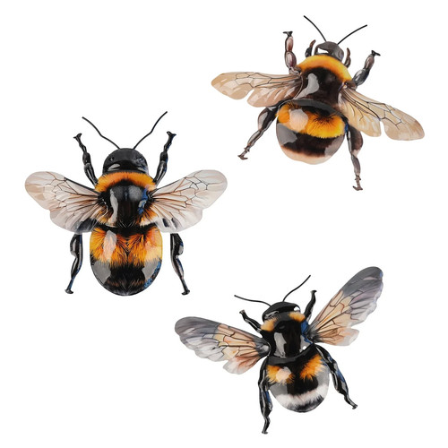 Set metal bumble bee - of,