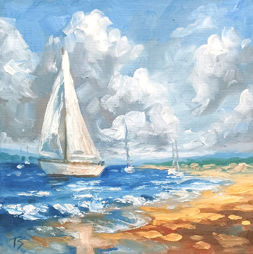 Original oil painting - original,