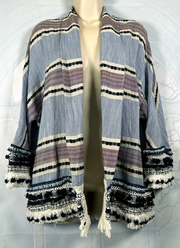 Zara woven stripe bohemian