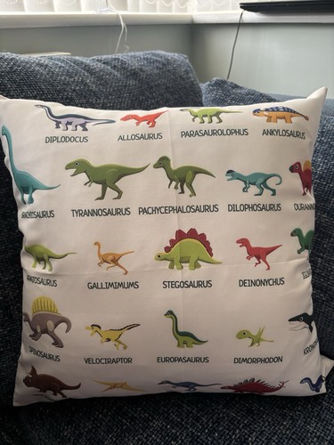 Children dinosaur cushion - dinosaur,