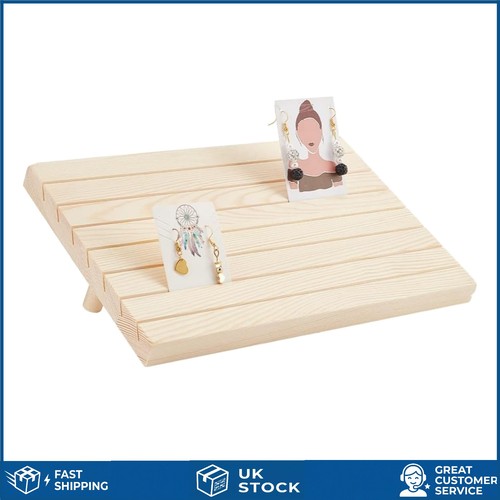 Elegant wooden earring - elegant, display