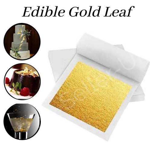 Pure edible gold leaf sheets - edible,