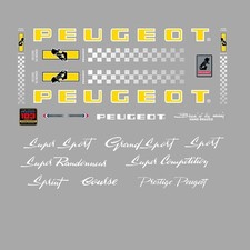 Peugeot PX10, PY10 Bicycle Stickers - Decals - Transfers - n.0353