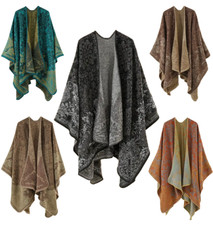 Ladies Women Knitted Cape