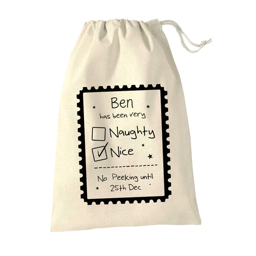 Personalised xmas stocking - personalised,
