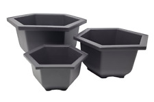 Plastic Bonsai Hexagonal training Pots - Choice of size