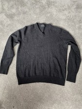 Galvin Green Men’s Sweater Grey Large (but Medium Fit) Merino Wool