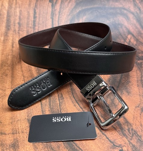 Hugo boss men black genuine - boss,