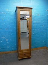 IKEA SOLID WOOD 1DOOR WARDROBE 1DRAWER H:186cm W:55cm -VISIT OUR LARGE WAREHOUSE