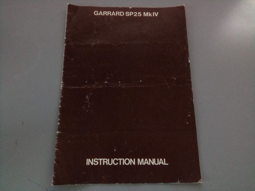 Original garrard sp25 mkiv - original,