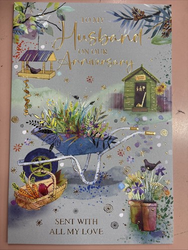 Husband anniversary card - to, my