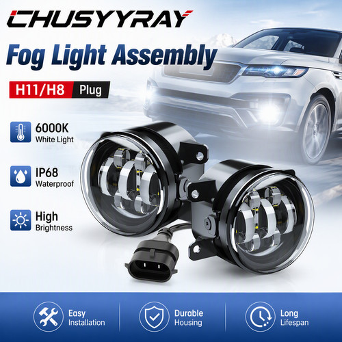 Pair led white 6000k front - pair,
