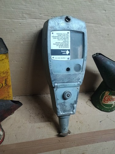 Vintage parking meter - parking, car