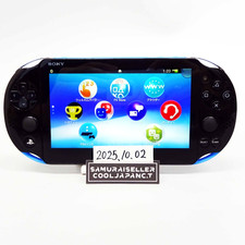 Sony Playstation PS Vita Blue Black PCH-2000 Console only PSV Slim Japan Used