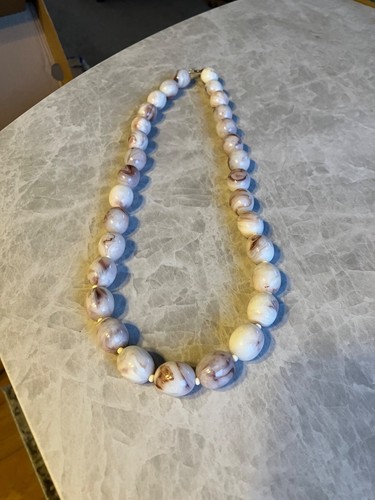 Chunky marble effect beaded - chunky,