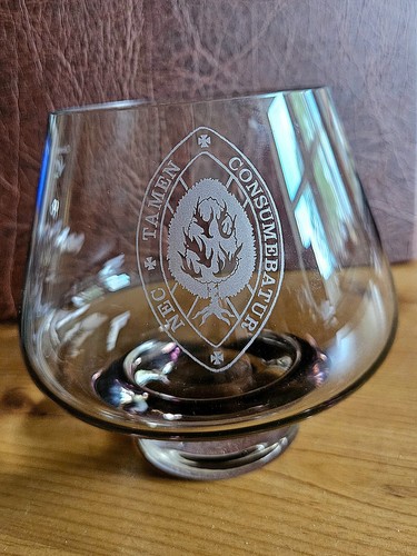 Caithness crystal amber vase - amber,