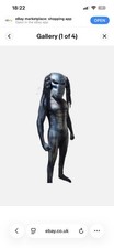 Predator Jumpsuit Cosplay Costume Movie Aliens.vs.Predator Bodysuit Adult/kidsuk
