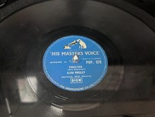 Elvis Presley Paralyzed 78rpm