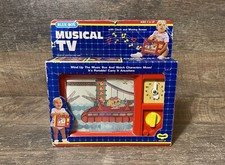 Vintage Blue Box Musical TV