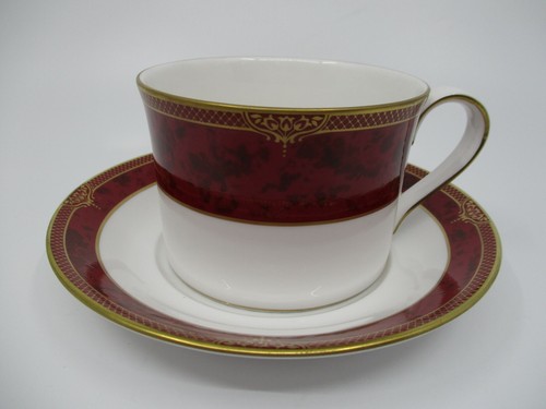 Spode bordeaux cup saucer - cup,