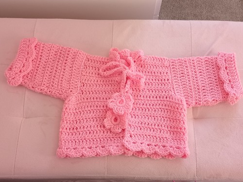 Beautiful hand crocheted - hand, baby