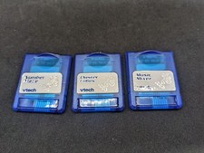 VTech Compact Notebook games cartridges - Number Maze Cluster Cubes Music Mixer