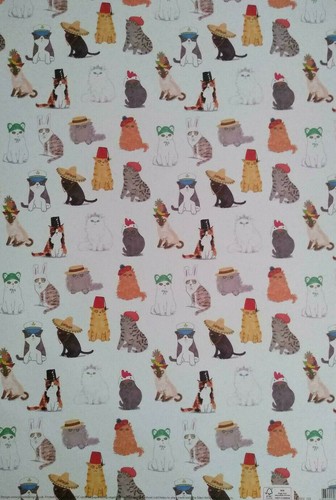 Cat wrapping paper - , cats