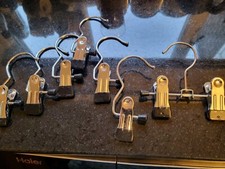 HANGERS WITH HOOKS - 6 SINGLE & 1 DOUBLE HANGER - MARKET STALLS -  DISPLAY 