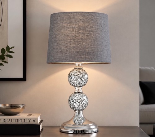 Mosaic bobbled table lamp - bobbled,