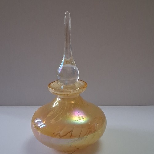Amber iridescent murano style - ,