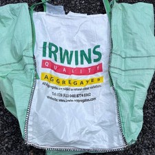 1 Tonne Bulk Builders - Bags USED Coloured Poly Bags Sand Aggregates Site Waste