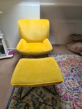 Yellow Accent Armchair +