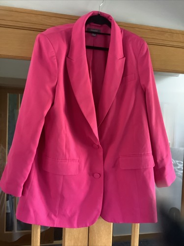 Bright pink blazer jacket - bright,