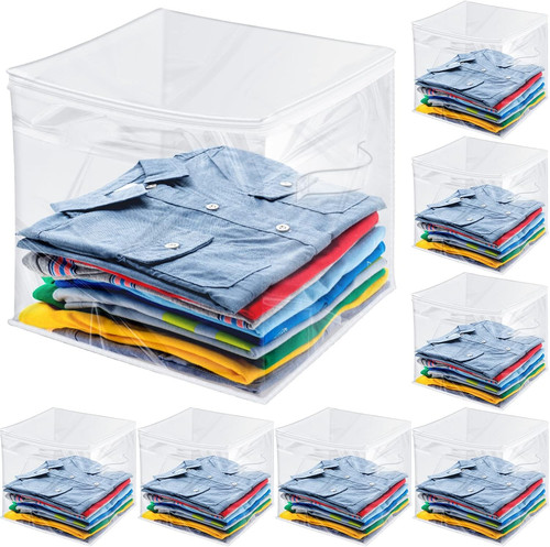 Pcs clear storage bins - clear,