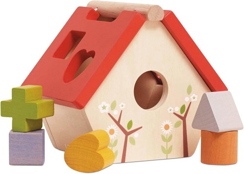 Toy van wooden - le,