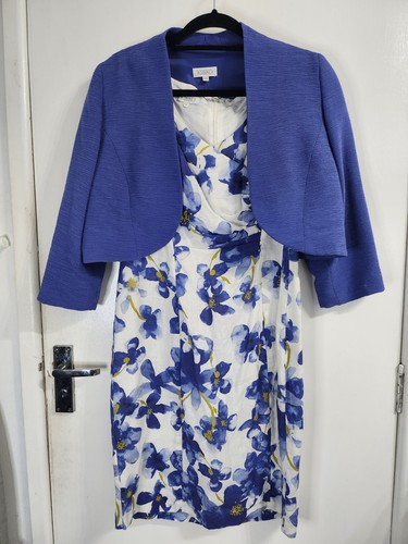 Kaliko blue white - blue, floral