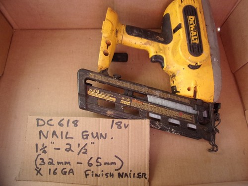 Dewalt dc618 18v nail - dc618, gun