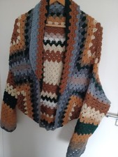 Granny Square Crochet Cardigan Jacket